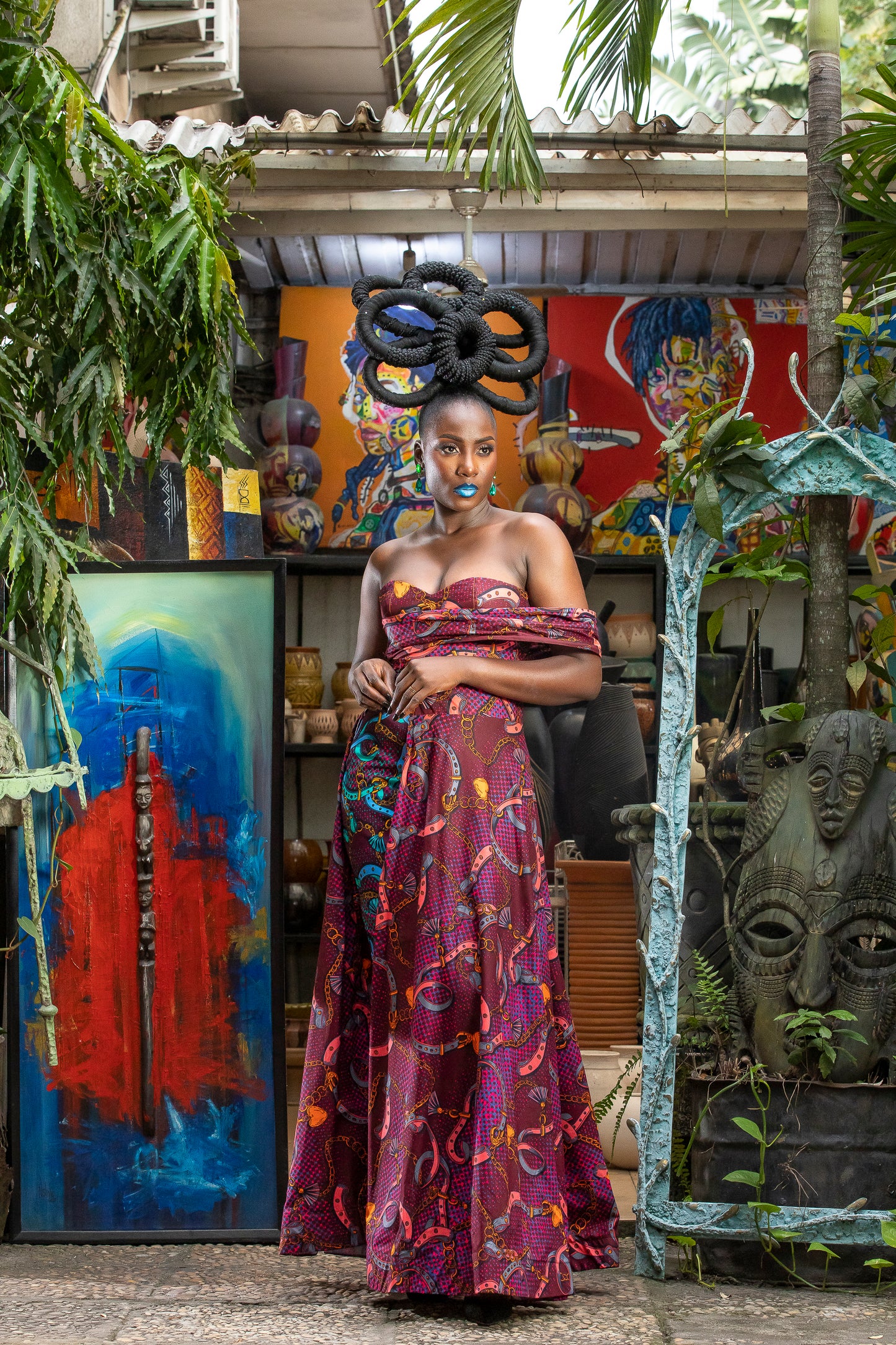 Wax congolais LA CEINTURE DE MON MARI