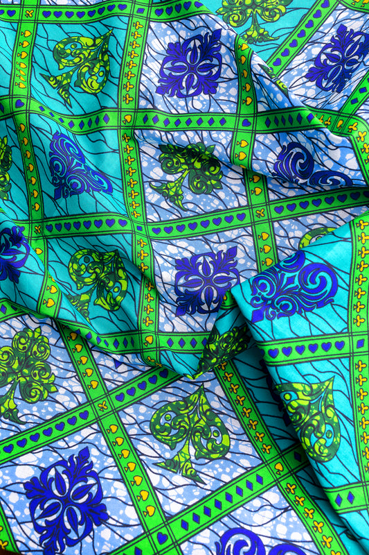 Wax congolais DAME DE PIQUE