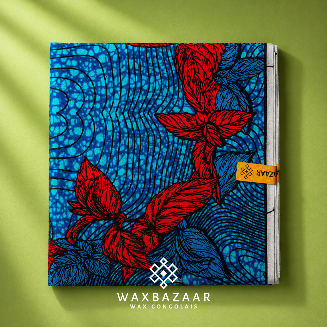 Wax congolais Hekima – Pagne Africain Floral | WaxBazaar