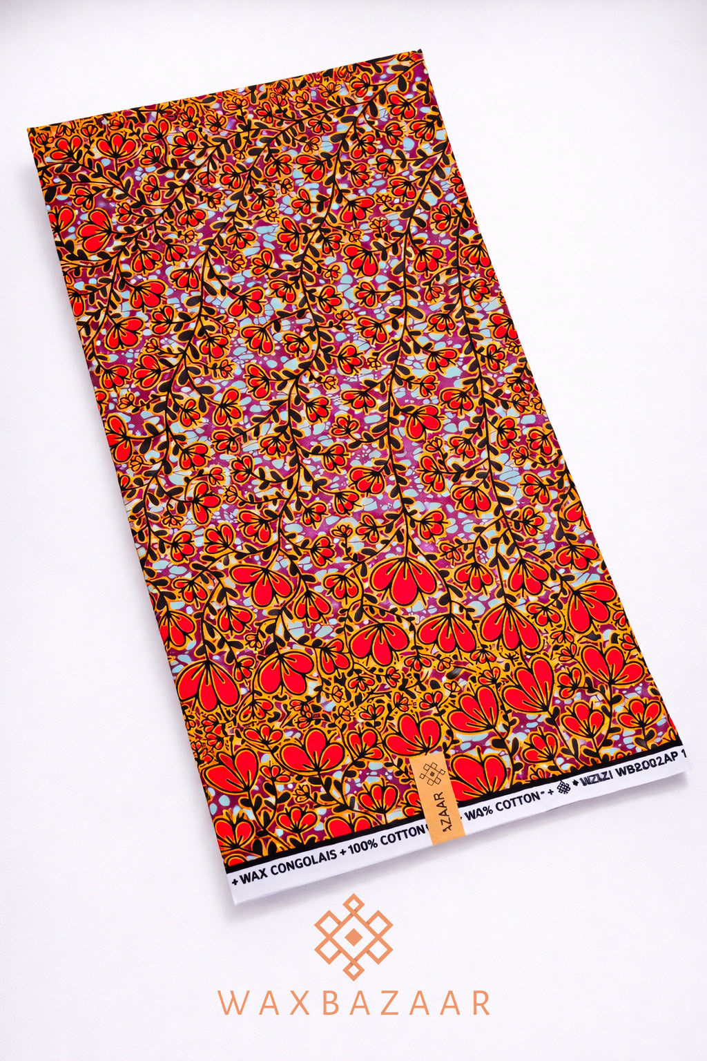 Wax Congolais "Uzazi" – Pagne Africain Fertilité & Nature