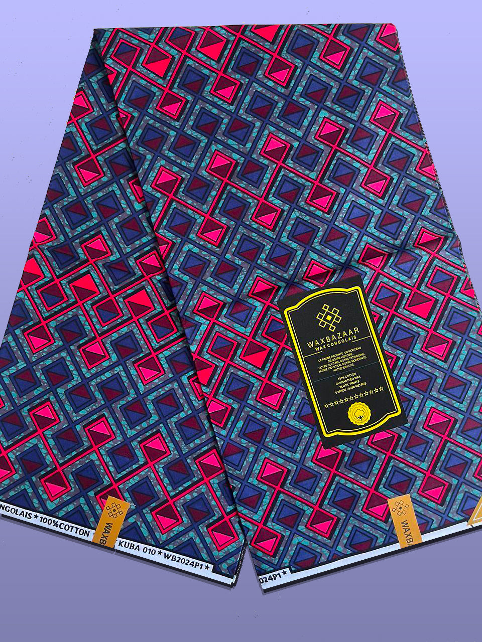 Wax congolais KUBA 10