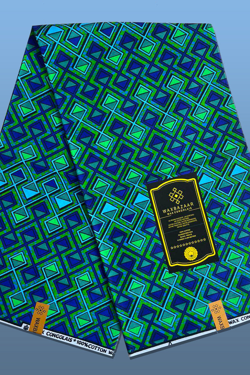 Wax congolais KUBA 10