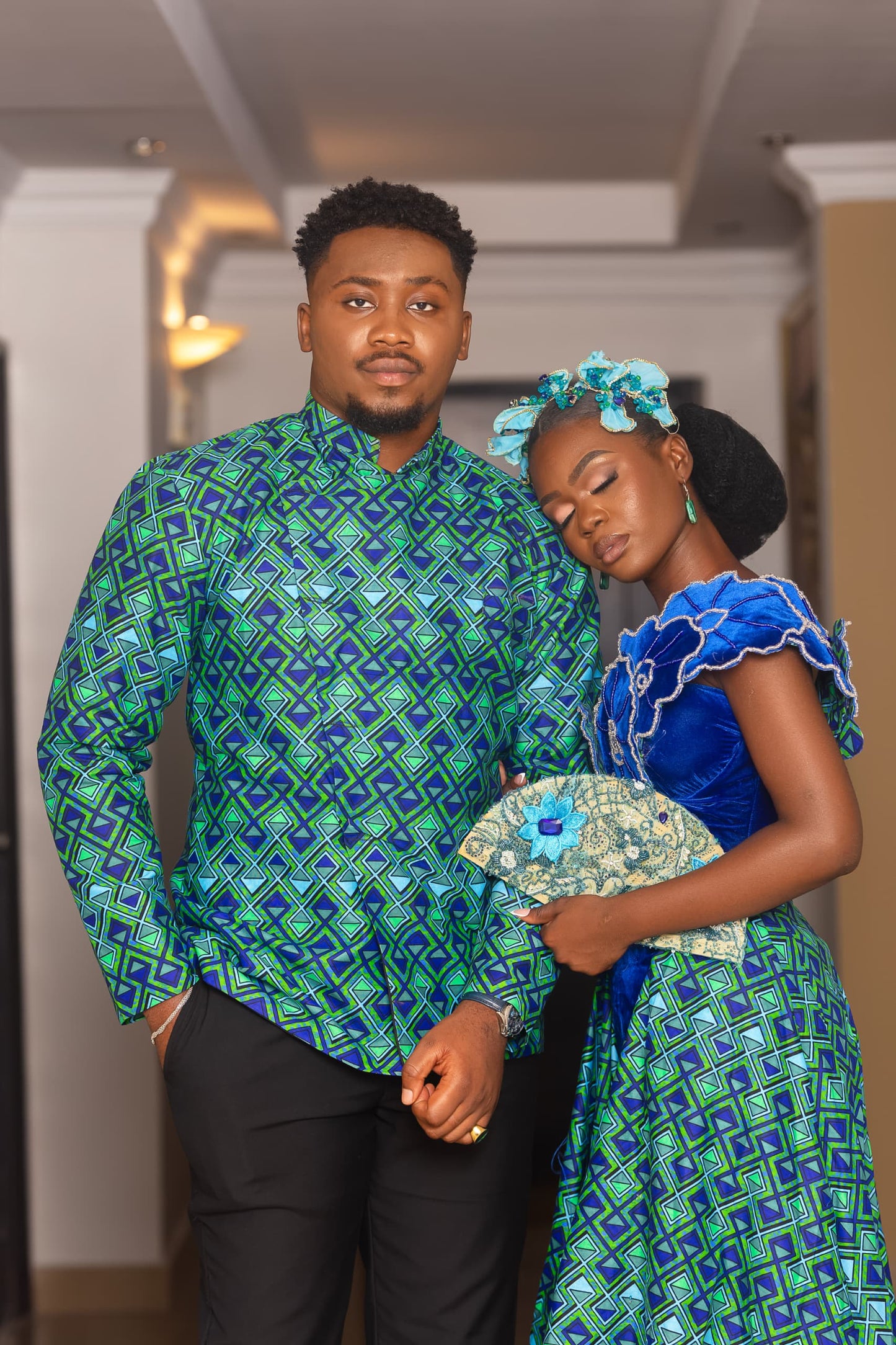 Wax congolais KUBA 10