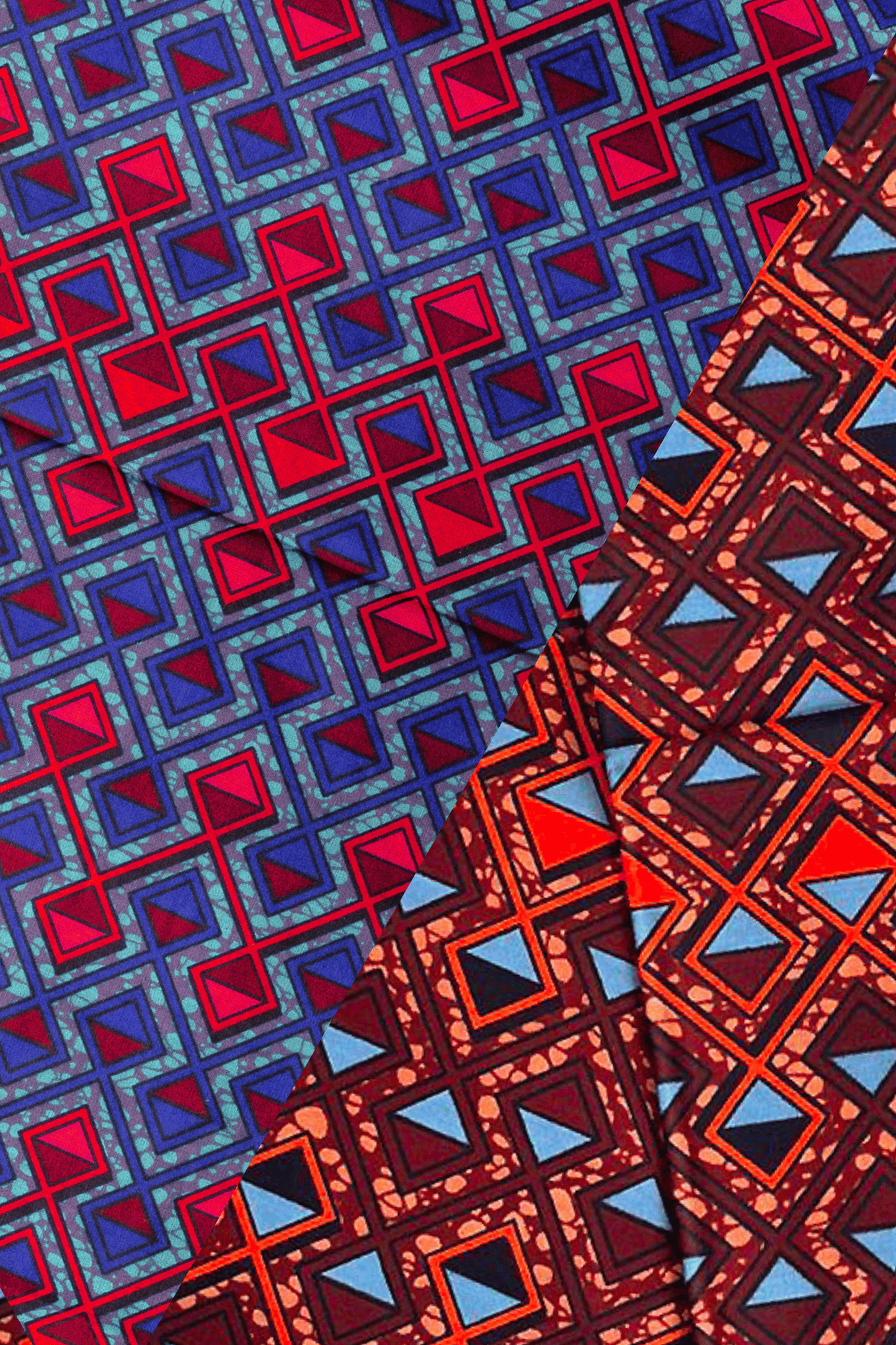 Pack Coupons duo Wax congolais KUBA 10