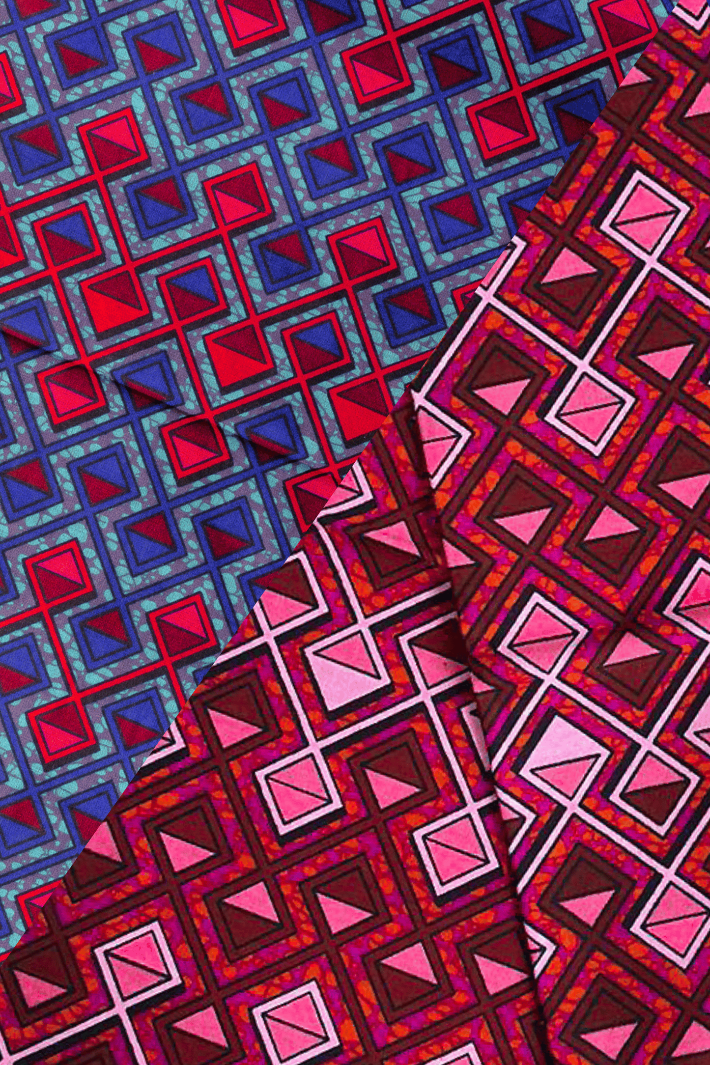 Pack Coupons duo Wax congolais KUBA 10