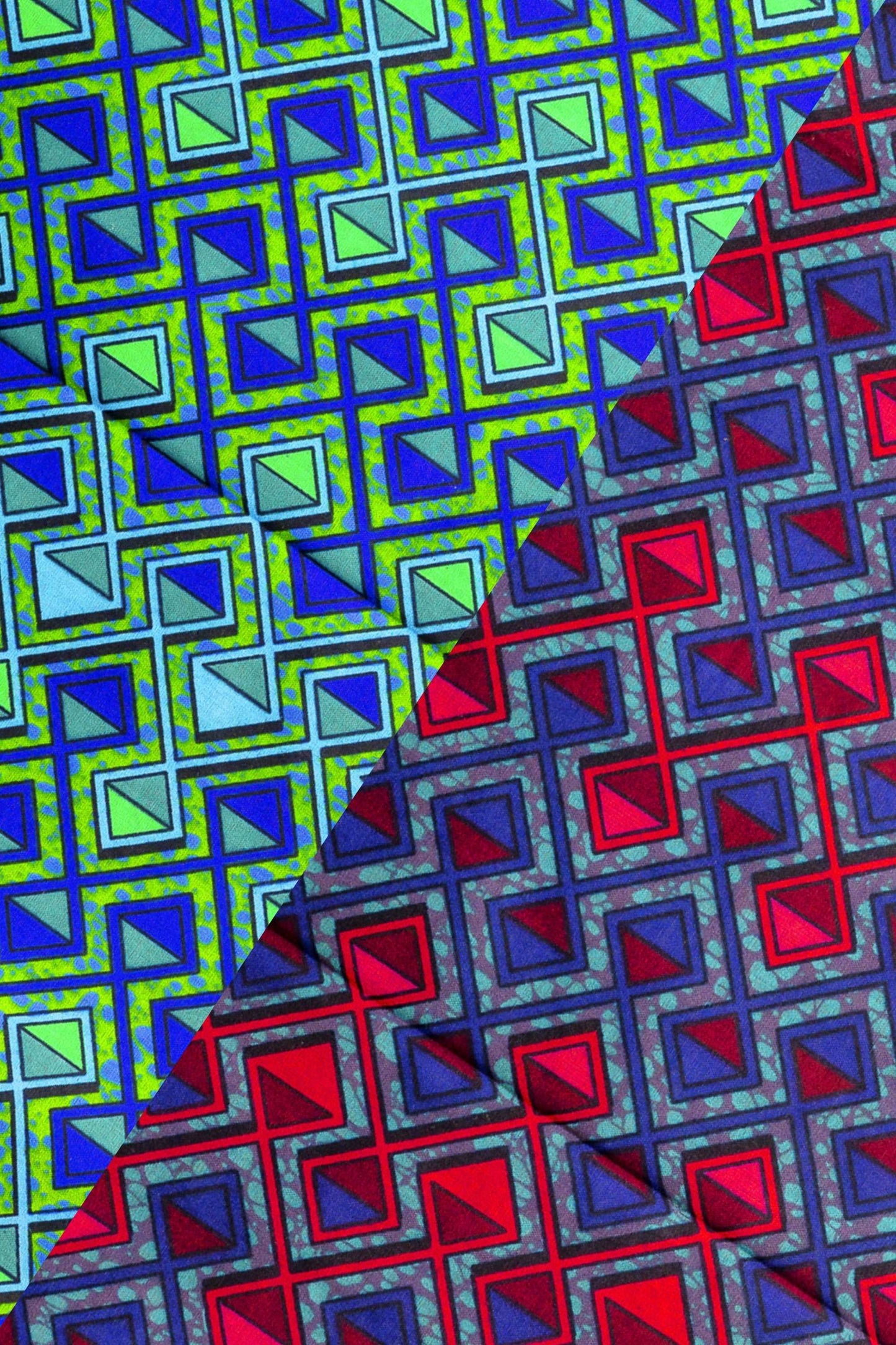 Pack Coupons duo Wax congolais KUBA 10