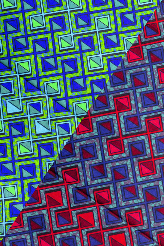 Pack Coupons duo Wax congolais KUBA 10