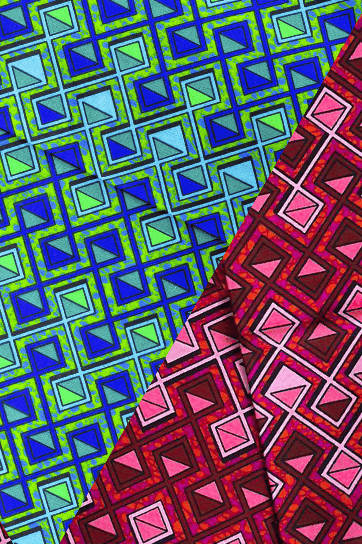 Pack Coupons duo Wax congolais KUBA 10