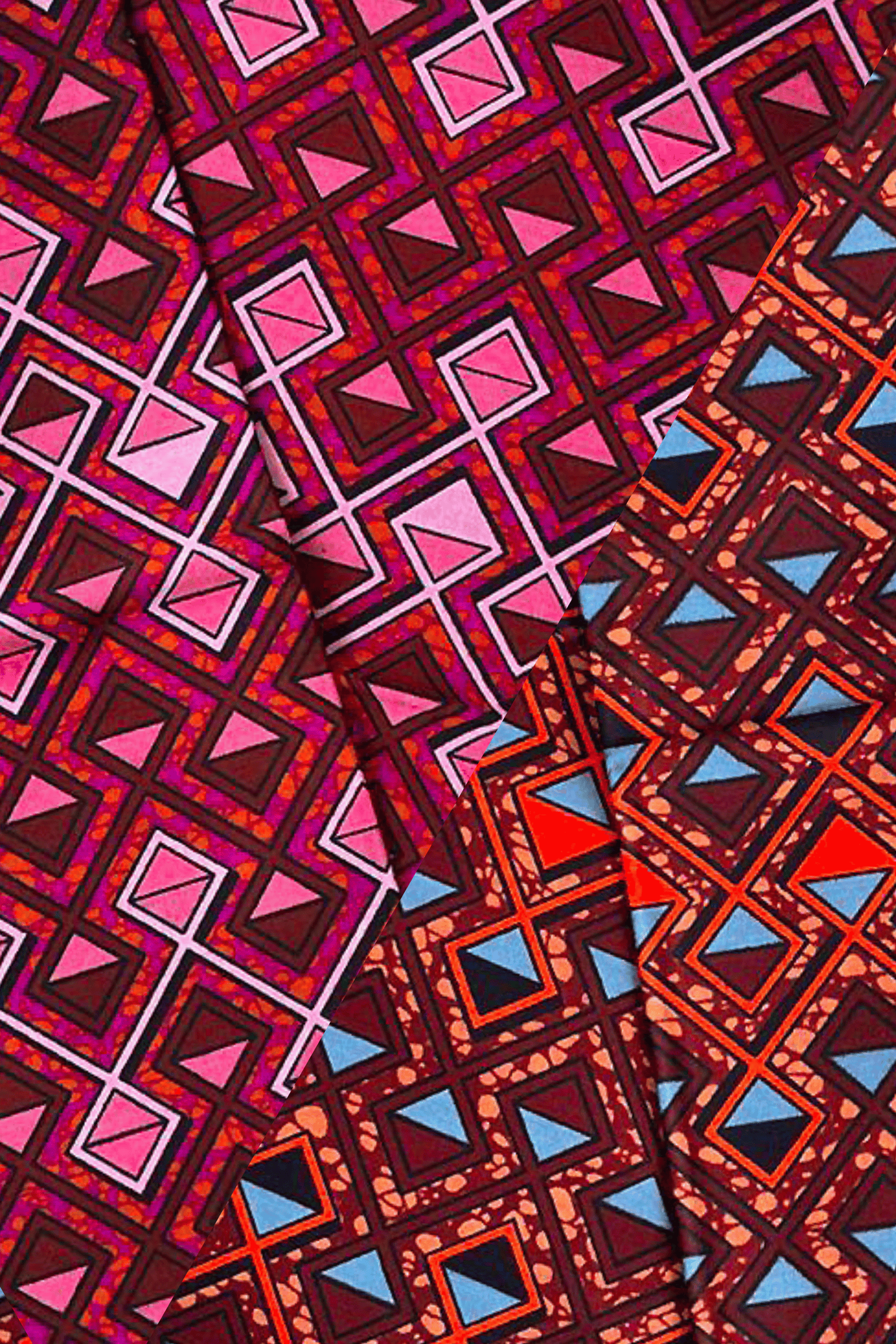 Pack Coupons duo Wax congolais KUBA 10