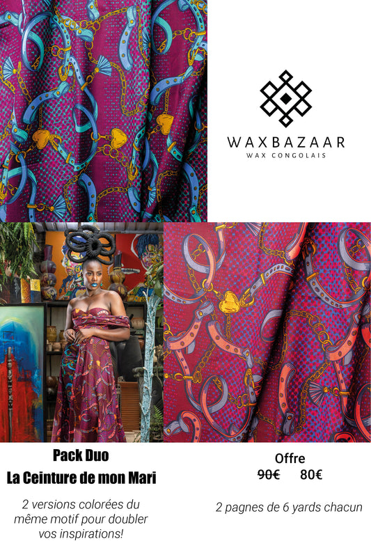 Pack Duo Wax congolais LCDMM