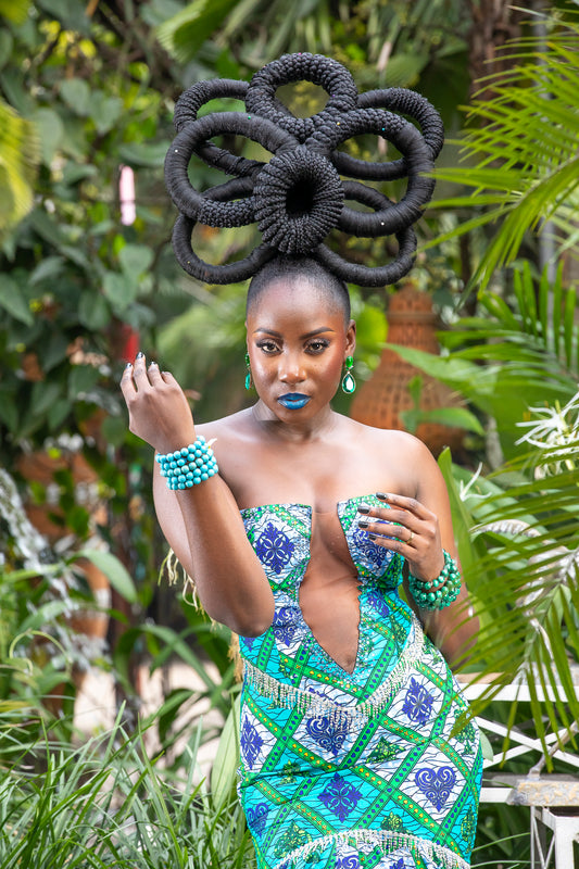 Wax congolais DAME DE PIQUE