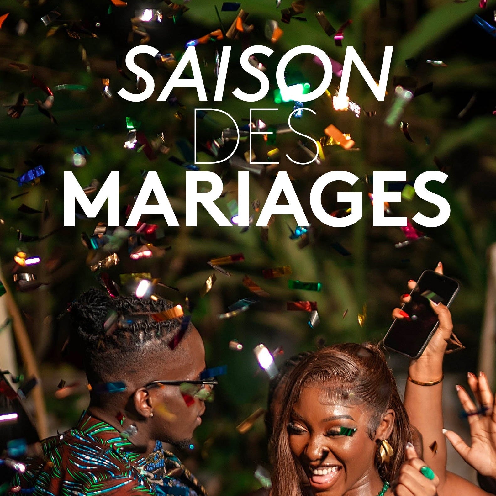 célébration couple de mariés en wax