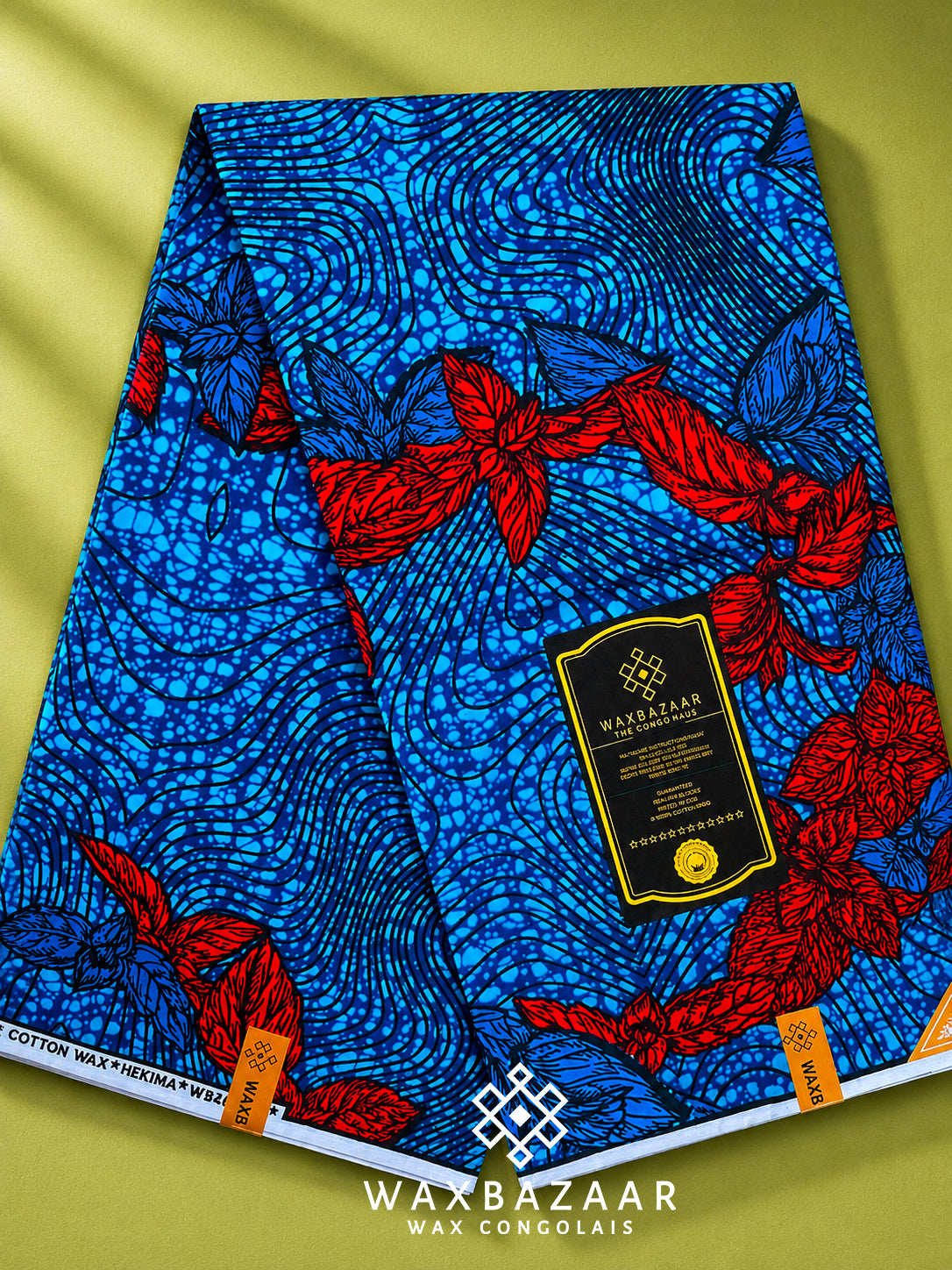 Wax Hekima – Pagne Africain Floral | WaxBazaar