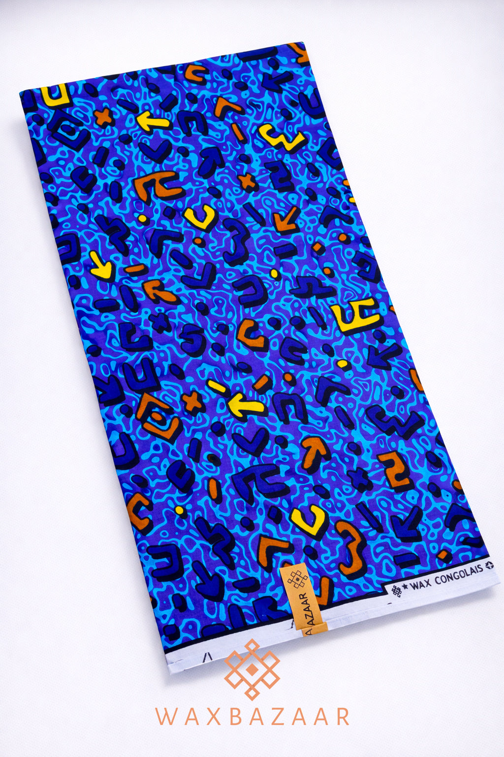 Wax Congolais "Kuba 09" – Hommage à l'Art Textile du Peuple Kuba