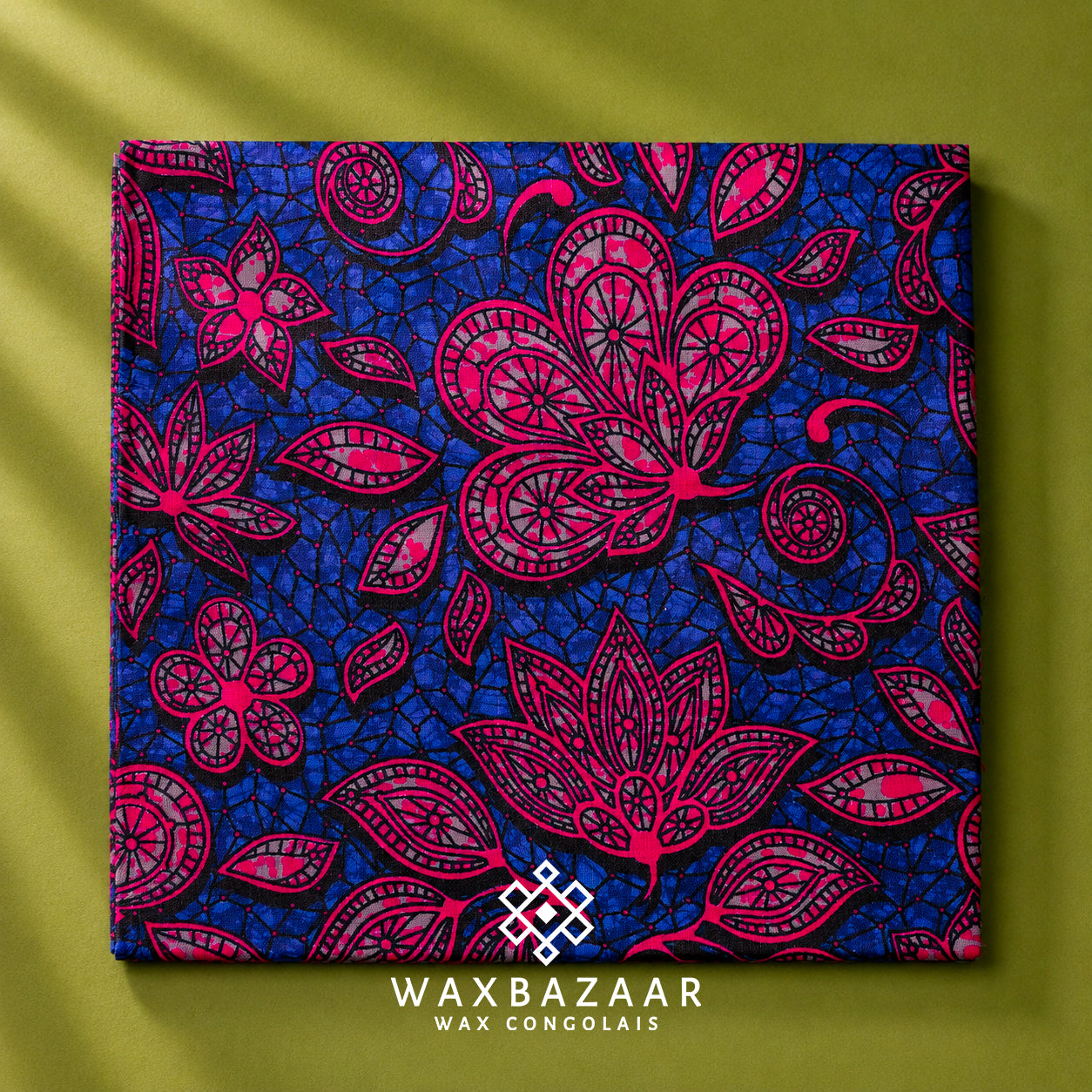 Wax Congolais "Longonia" – Pagne Africain Pétales Féminité | WaxBazaar