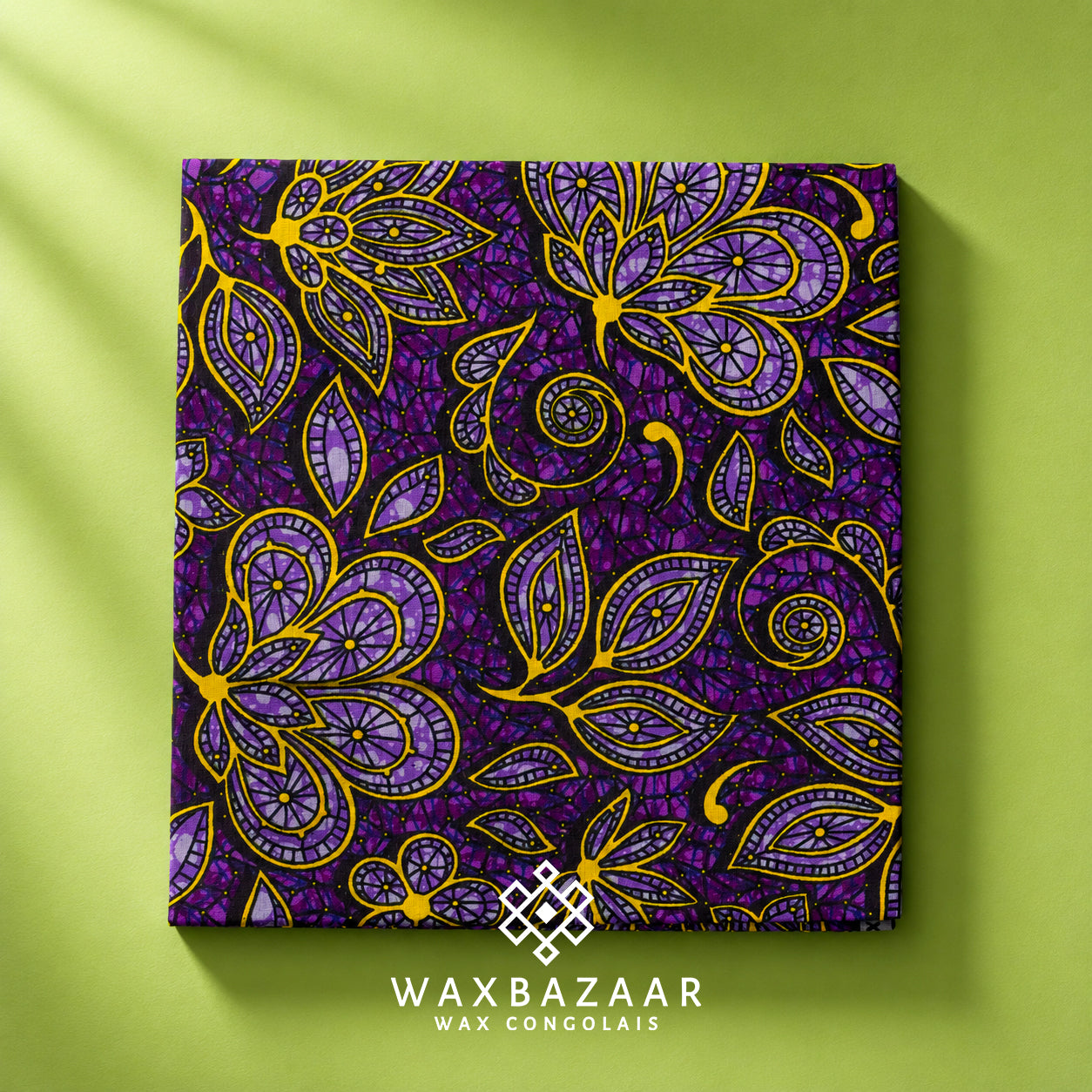 Wax Congolais "Longonia" – Pagne Africain Pétales Féminité | WaxBazaar
