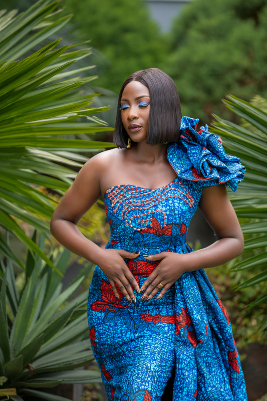 Wax Hekima – Pagne Africain Floral | WaxBazaar