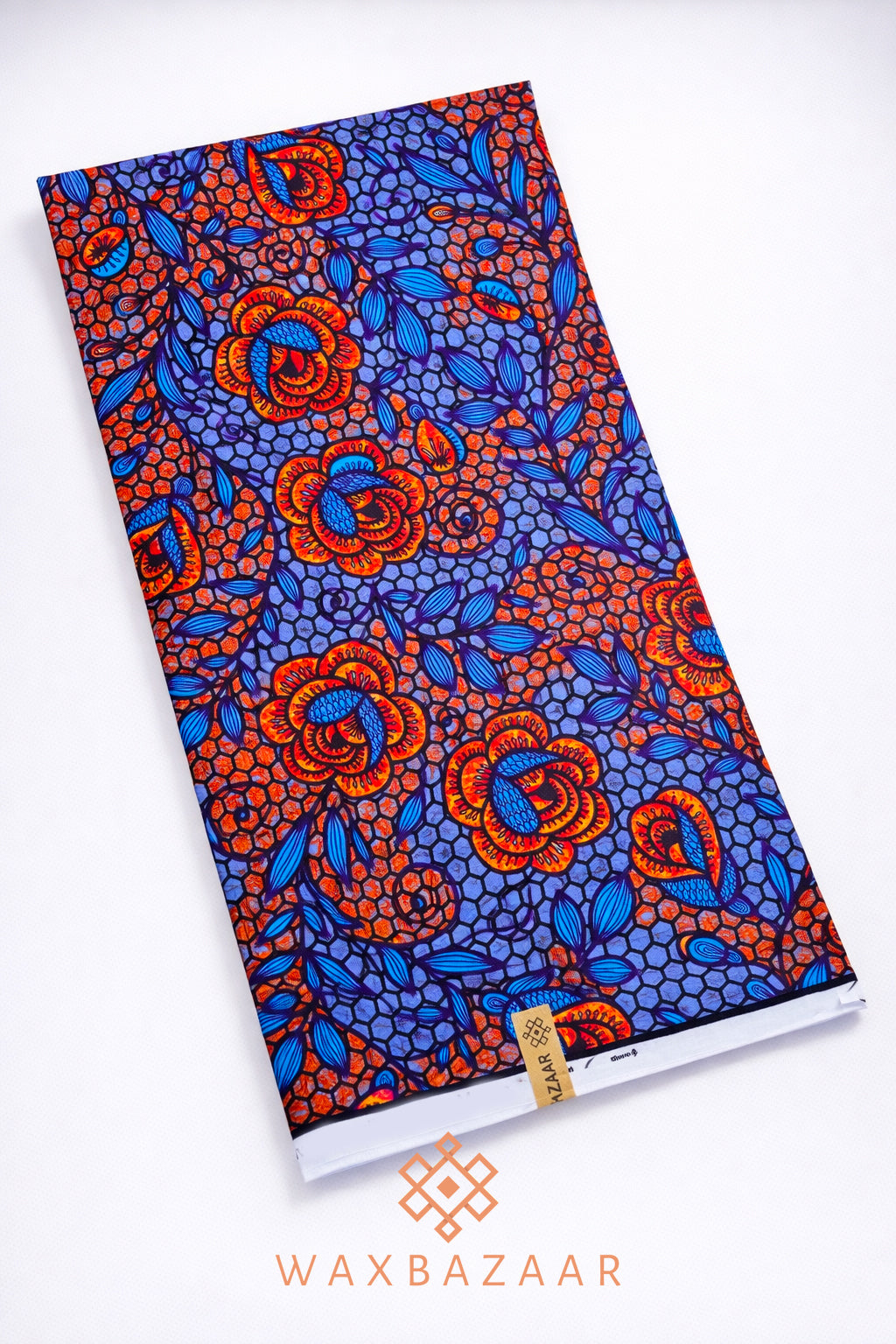 Wax Congolais "Mininha" – Pagne Africain Fleuri & Acidulé