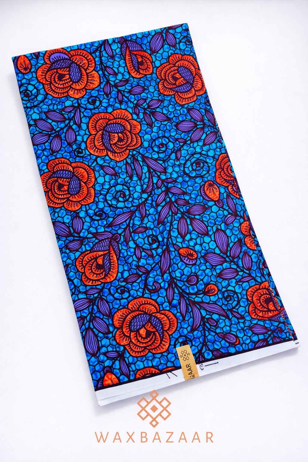 Wax Congolais "Mininha" – Pagne Africain Fleuri & Acidulé