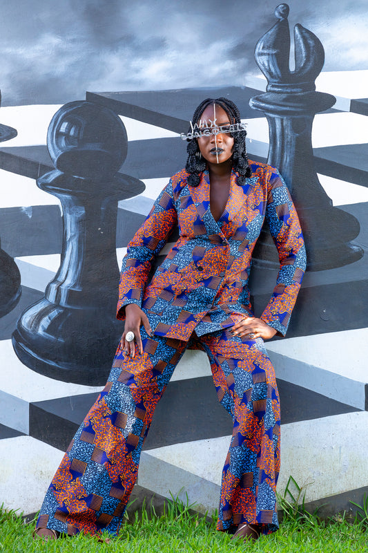 Wax congolais Peigne Afro