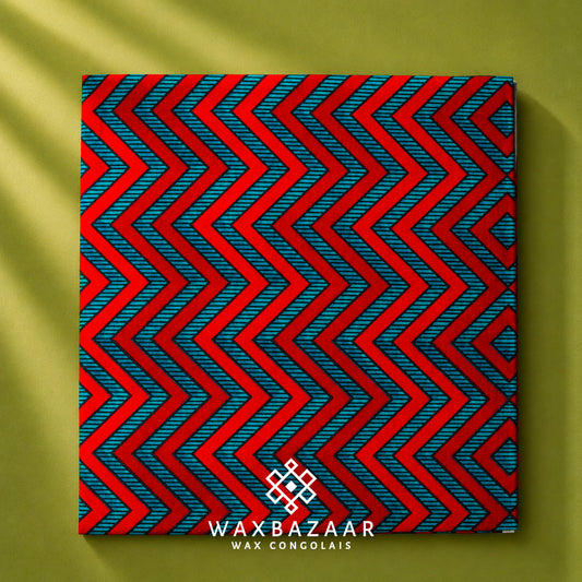Wax congolais Kuba 13 – Pagne Africain Cérémonie | WaxBazaar