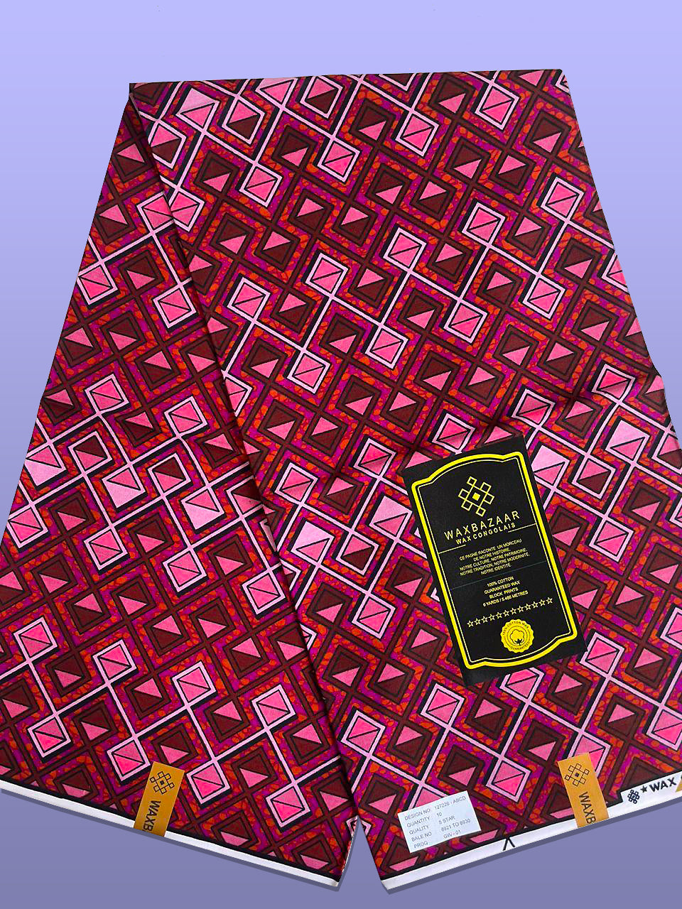 Wax congolais KUBA 10