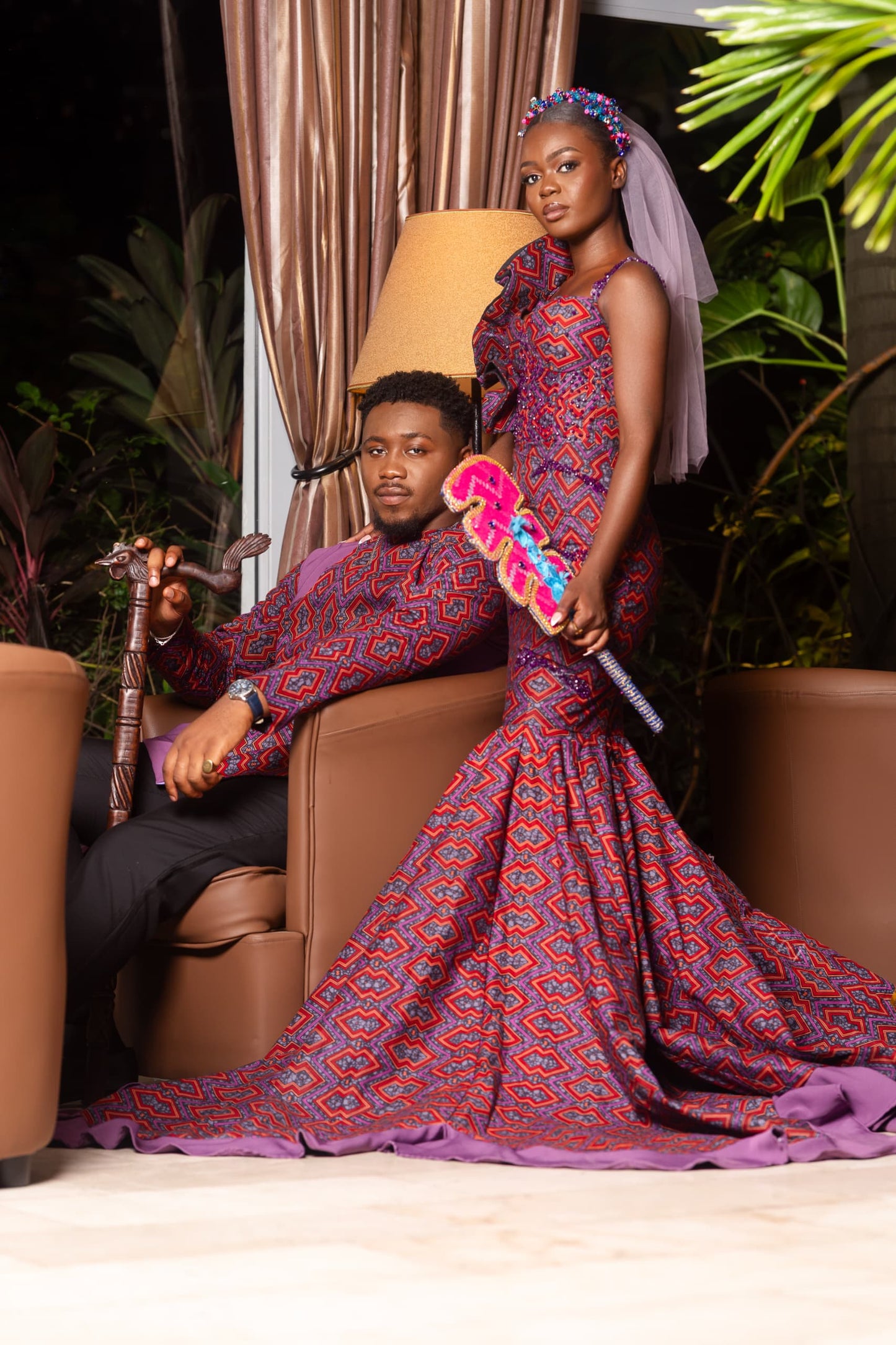 Wax congolais KUBA 011