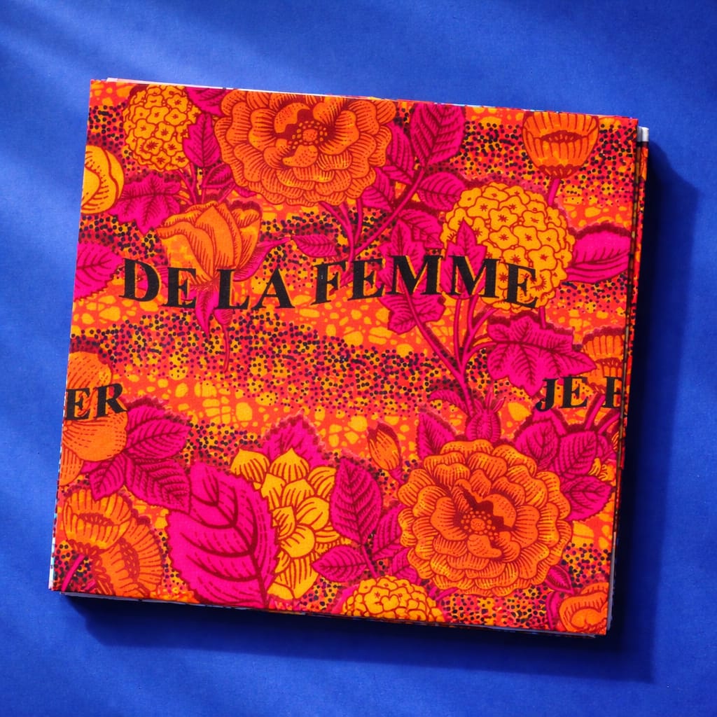 Wax Congolais "Oui Je Peux" – Afrikanischer Blumen- & Inspirations-Pagne